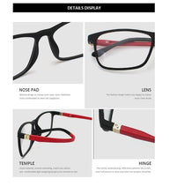 Load image into Gallery viewer, ZENOTTIC Brand Polarized Sunglasses For Men  Flexible 2 in 1 Magnet Clip On Eyeglasses Magnetic Myopia Prescription Sun Glasses