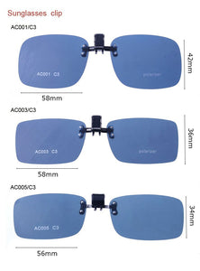 ZENOTTIC Brands  Fold Flip Up Polarized Clips On Sunglasses For Men And Women Sun Glasses Night Driving Glasses Lens