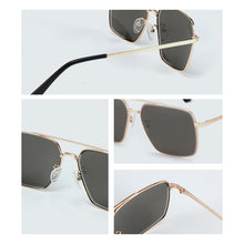 Load image into Gallery viewer, ZENOTTIC Classic Square Polarized Sunglasses Men  Brand Designer Double Bridge UV400 Driving Shade Goggle Sun Glasses