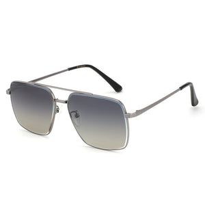 ZENOTTIC Classic Square Polarized Sunglasses Men  Brand Designer Double Bridge UV400 Driving Shade Goggle Sun Glasses