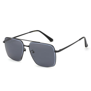 ZENOTTIC Classic Square Polarized Sunglasses Men  Brand Designer Double Bridge UV400 Driving Shade Goggle Sun Glasses