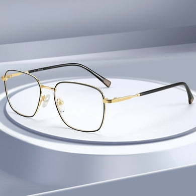 ZENOTTIC  Glasses Frame Men High End Prescription Eyeglasses Frames Male Square Custom Brand Optical Myopia Spectacles