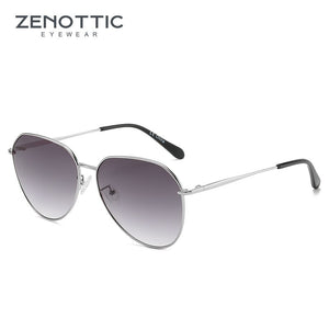 ZENOTTIC Metal Pilot Polarized Sunglasses For Wome Men Brand Designer Sun Glasses Coating Lens UV400 Driving Shades Eyewear 2023