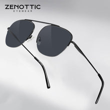 Load image into Gallery viewer, ZENOTTIC Metal Pilot Sunglasses Women Brand Designer Oversized Mirror Sun Glasses Vintage Outdoor Sports UV400 Driver Shades
