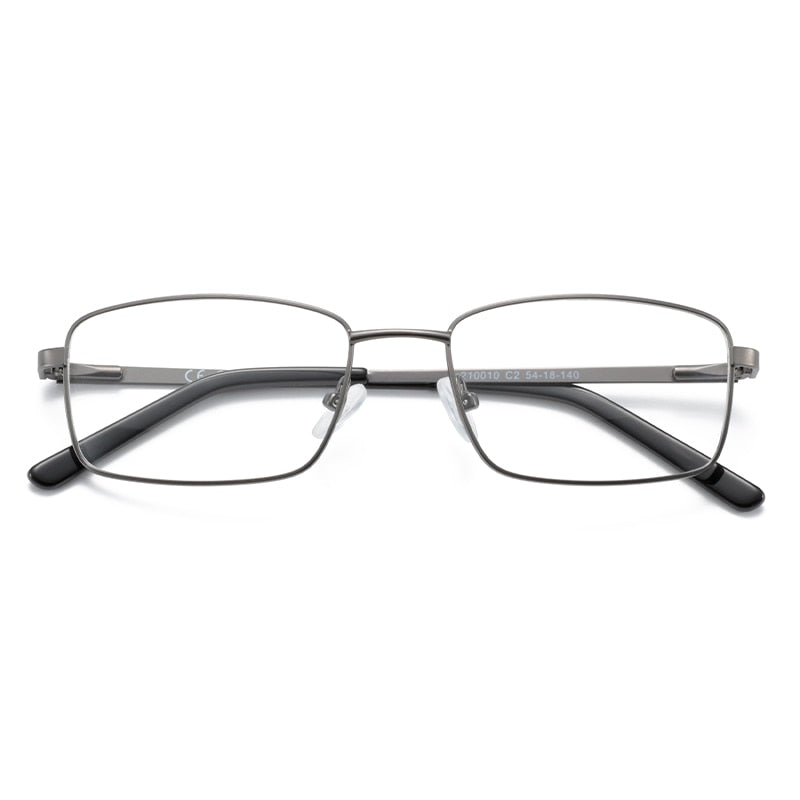 ZENOTTIC Metal Square Glasses Frame Men Business Style Male Square Ultralight Eye Optical Myopia Eyewear Prescription Eyeglasses