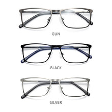 Carica l&#39;immagine nel visualizzatore di Gallery, ZENOTTIC Metal Square Glasses Frame Men Women  Brand Optical Spectacles Business Style Myopia Prescription Eyeglasses