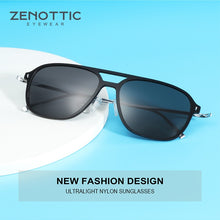Load image into Gallery viewer, ZENOTTIC Nylon Titanium Sunglasses Men Vintage Round Polarized Sun Glasses for Women Retro Mirrored UV400 Driving Shades Eyewear