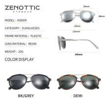 Load image into Gallery viewer, ZENOTTIC Pilot Polarized Sunglasses for Men Classic Designer Outdoor Driving UV400 Protection Shades Eyewear Sun Glasses 2023