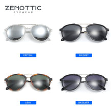 Load image into Gallery viewer, ZENOTTIC Pilot Polarized Sunglasses for Men Classic Designer Outdoor Driving UV400 Protection Shades Eyewear Sun Glasses 2023