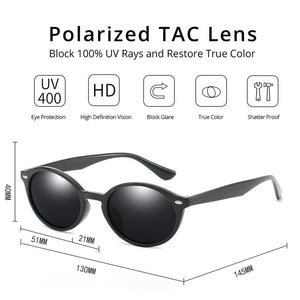ZENOTTIC Occhiali da sole polarizzati piccoli ovali retrò per uomo Donna Ombra Montature piccole anni '90 Occhiali da sole skinny Polaroid UV400 Occhiali
