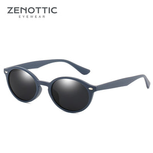 ZENOTTIC Occhiali da sole polarizzati piccoli ovali retrò per uomo Donna Ombra Montature piccole anni '90 Occhiali da sole skinny Polaroid UV400 Occhiali