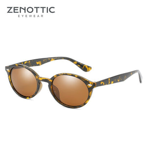 ZENOTTIC Occhiali da sole polarizzati piccoli ovali retrò per uomo Donna Ombra Montature piccole anni '90 Occhiali da sole skinny Polaroid UV400 Occhiali
