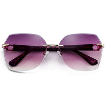 Carica l&#39;immagine nel visualizzatore di Gallery, ZENOTTIC Rimless Butterfly Polarized Sunglasses  Brand Designer Oversize Gradient Sun Glasses Female UV400 Shade Eyewear