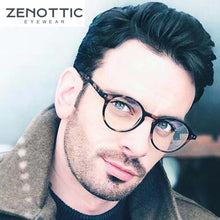 Load image into Gallery viewer, ZENOTTIC Round Frame Reading Glasses For Men Women Computer Optical Eyeglasses Hyperopia Anti Blue Light Reading Glasses Eyewear
