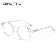 Load image into Gallery viewer, ZENOTTIC Round Frame Reading Glasses For Men Women Computer Optical Eyeglasses Hyperopia Anti Blue Light Reading Glasses Eyewear