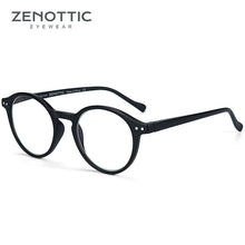 Load image into Gallery viewer, ZENOTTIC Round Frame Reading Glasses For Men Women Computer Optical Eyeglasses Hyperopia Anti Blue Light Reading Glasses Eyewear