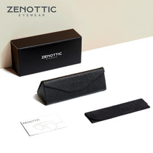 Load image into Gallery viewer, ZENOTTIC Steampunk Round Clip on Sunglasses Men Women Double Layer Removable Lens Acetate UV400 Polarized Sun Glasses with Box