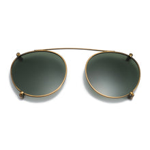 Load image into Gallery viewer, ZENOTTIC Steampunk Round Clip on Sunglasses Men Women Double Layer Removable Lens Acetate UV400 Polarized Sun Glasses with Box