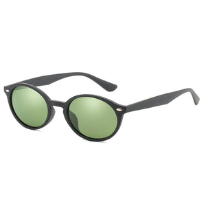 ZENOTTIC Vintage 90s Skinny Polarized Sunglasses Men TR90 Oval Small Tiny Frame Polarized UV400 Driving Goggle Sun Glasses