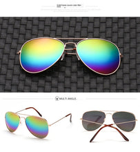 Load image into Gallery viewer, ZEONTAAT Classic Aviation Sunglasses Men Sunglasses Women Driving Mirror Male and Female Sun glasses Piloted Oculos de sol 3025