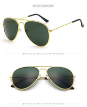 Carica l&#39;immagine nel visualizzatore di Gallery, ZEONTAAT Classic Aviation Occhiali da sole Uomo Occhiali da sole Donna Specchio da guida Occhiali da sole maschili e femminili Pilotati Oculos de sol 3025 