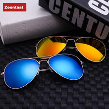 Load image into Gallery viewer, ZEONTAAT Classic Aviation Sunglasses Men Sunglasses Women Driving Mirror Male and Female Sun glasses Piloted Oculos de sol 3025