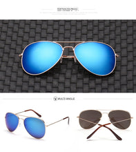 Load image into Gallery viewer, ZEONTAAT Classic Aviation Sunglasses Men Sunglasses Women Driving Mirror Male and Female Sun glasses Piloted Oculos de sol 3025