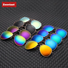 Load image into Gallery viewer, ZEONTAAT Classic Aviation Sunglasses Men Sunglasses Women Driving Mirror Male and Female Sun glasses Piloted Oculos de sol 3025