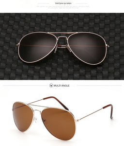 ZEONTAAT Classic Aviation Sunglasses Men Sunglasses Women Driving Mirror Male and Female Sun glasses Piloted Oculos de sol 3025