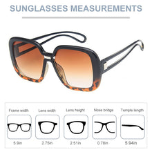 Load image into Gallery viewer, ZFYCOL 2023 Oversize Square Sunglasses Women Classic Vintage Sun Glasses Men Driving goggles Oculos De Sol Feminino