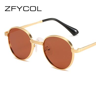 ZFYCOL 2023 Retro Sunglasses Men Round Vintage Glasses for Men/Women  Sunglasses Men UV400 Lunette Soleil Homme