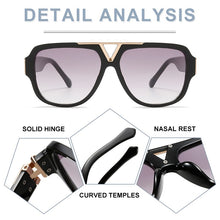 Load image into Gallery viewer, ZFYCOL 2023 SteamPunk Sunglasses Men Anti-reflective Metal Sun Glasses Vintage Women Glasses Gothic Goggles UV400