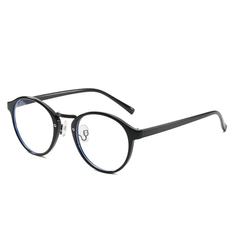 ZFYCOL Anti Blue Rays Computer Glasses Women Vintage Round Frame Gaming Glasses Men Anti Eye Eyestrain light Blocking Eyewear