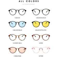 Load image into Gallery viewer, ZFYCOL Anti Blue Rays Computer Glasses Women Vintage Round Frame Gaming Glasses Men Anti Eye Eyestrain light Blocking Eyewear