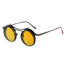 Load image into Gallery viewer, ZFYCOL Brand Design Steampunk Sunglasses Men Women Retro Gothic Round Male&#39;s Glasses Metal Driving Goggle UV400