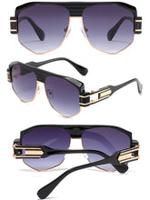 Load image into Gallery viewer, ZFYCOL Brand Gothic Steampunk Sunglasses Men Women Brand Designer Vintag Metal Frame Shades Travel Eyewear Sun Glasses