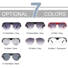 Load image into Gallery viewer, ZFYCOL Brand Gothic Steampunk Sunglasses Men Women Brand Designer Vintag Metal Frame Shades Travel Eyewear Sun Glasses
