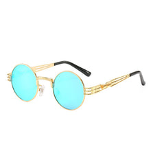 Load image into Gallery viewer, ZFYCOL Brand Gothic Steampunk Sunglasses Men Women Brand Designer Vintage Round Glasses Driving Goggle UV400