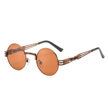 Load image into Gallery viewer, ZFYCOL Brand Gothic Steampunk Sunglasses Men Women Brand Designer Vintage Round Glasses Driving Goggle UV400