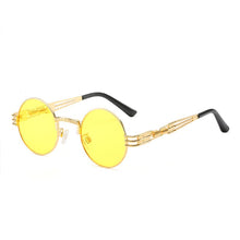 Load image into Gallery viewer, ZFYCOL Brand Gothic Steampunk Sunglasses Men Women Brand Designer Vintage Round Glasses Driving Goggle UV400