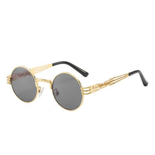 Load image into Gallery viewer, ZFYCOL Brand Gothic Steampunk Sunglasses Men Women Brand Designer Vintage Round Glasses Driving Goggle UV400