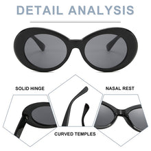 Load image into Gallery viewer, ZFYCOL Brand Small Sunglasses Women Oval Sun Glasses Men Vintage Black Pink Eyewear Ladies Traveling Style UV400 Goggles