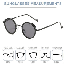 Load image into Gallery viewer, ZFYCOL Brand Steampunk Sunglasses Retro Men&#39;s Brand Designer Round Punk Eyewear Gothic Style Products Women UV400 Sunglasses
