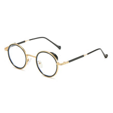 Load image into Gallery viewer, ZFYCOL Brand Steampunk Sunglasses Retro Men&#39;s Brand Designer Round Punk Eyewear Gothic Style Products Women UV400 Sunglasses