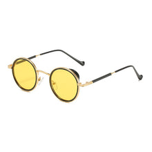 Load image into Gallery viewer, ZFYCOL Brand Steampunk Sunglasses Retro Men&#39;s Brand Designer Round Punk Eyewear Gothic Style Products Women UV400 Sunglasses