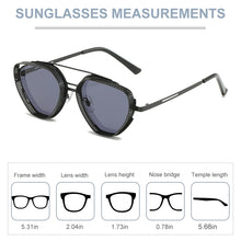 Load image into Gallery viewer, ZFYCOL Classic Gothic Steampunk Sunglasses Men 2023 Brand Designer Retro Metal Frame Male Gradient Sun Glasses Women UV400