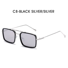 Load image into Gallery viewer, ZFYCOL Classic Steampunk Sunglasses Polarized Men Women Brand Designer Vintage Squre Metal Frame Sun Glasses  UV400