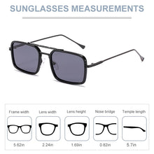 Load image into Gallery viewer, ZFYCOL Classic Steampunk Sunglasses Polarized Men Women Brand Designer Vintage Squre Metal Frame Sun Glasses  UV400