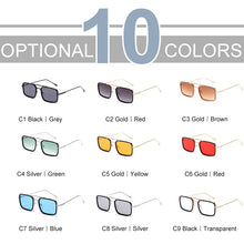 Load image into Gallery viewer, ZFYCOL Classic Steampunk Sunglasses Polarized Men Women Brand Designer Vintage Squre Metal Frame Sun Glasses  UV400