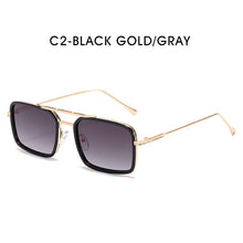 Load image into Gallery viewer, ZFYCOL Classic Steampunk Sunglasses Polarized Men Women Brand Designer Vintage Squre Metal Frame Sun Glasses  UV400